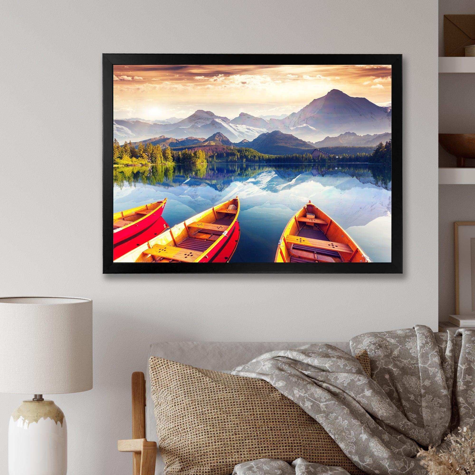 Boats Heading to Lake