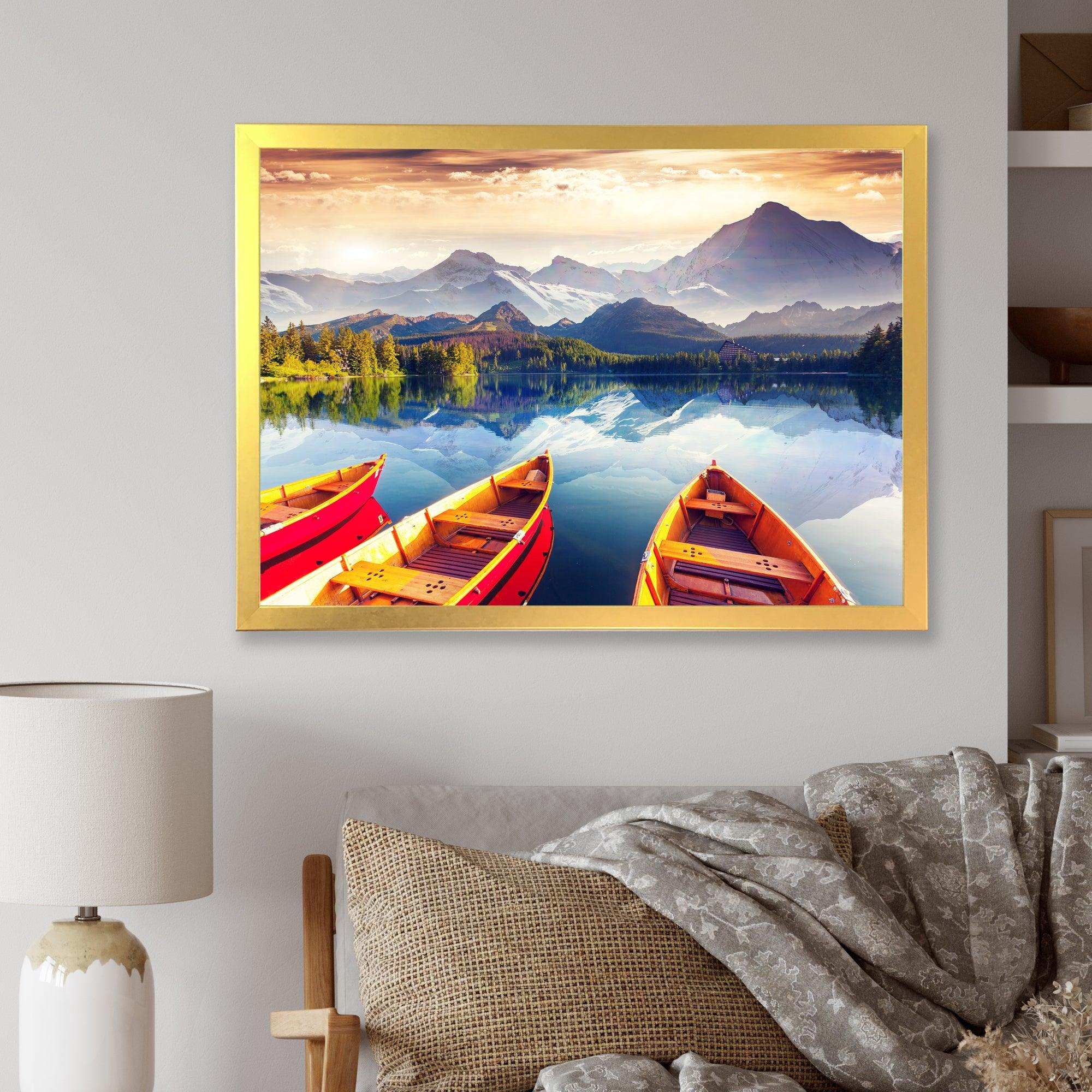 Boats Heading to Lake