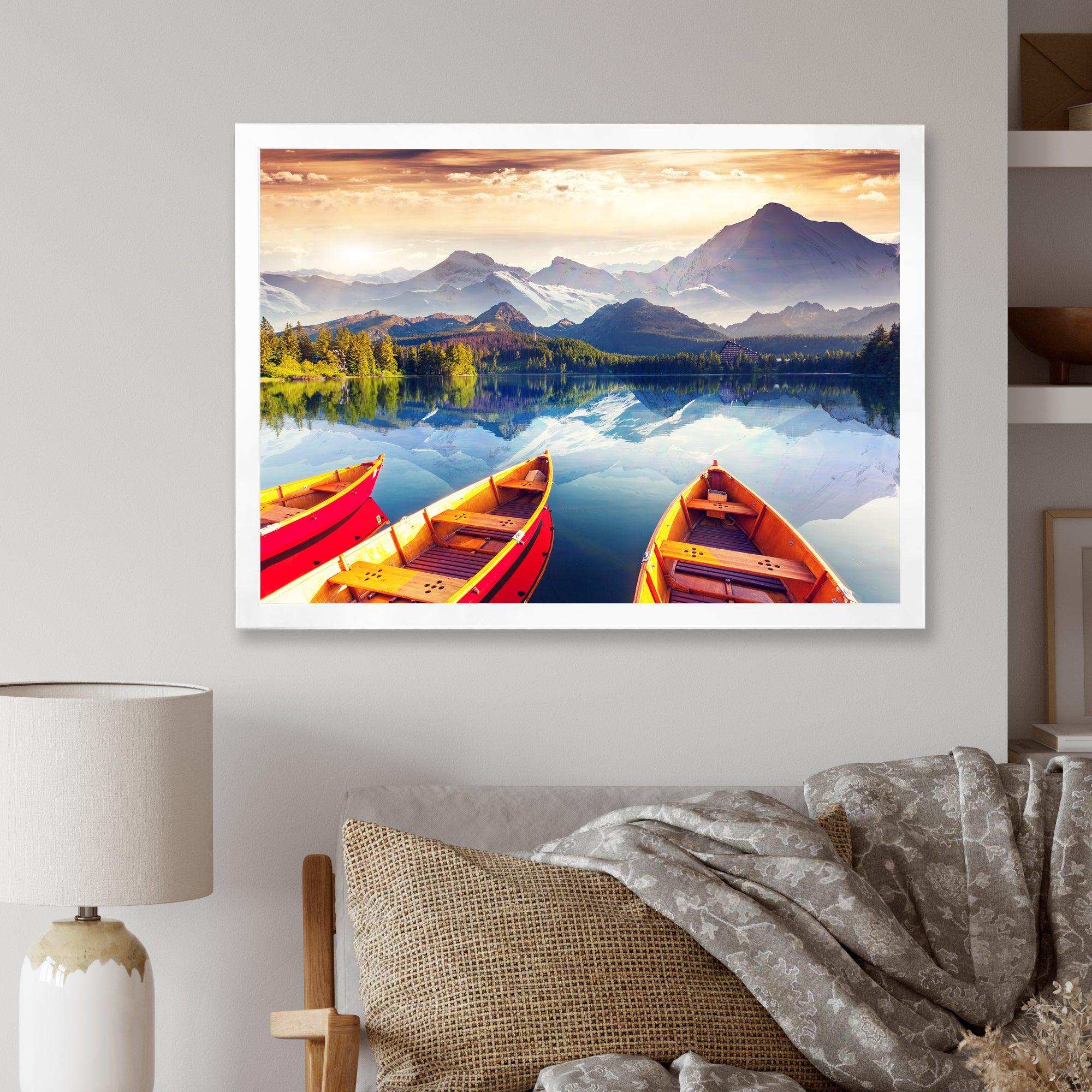 Boats Heading to Lake