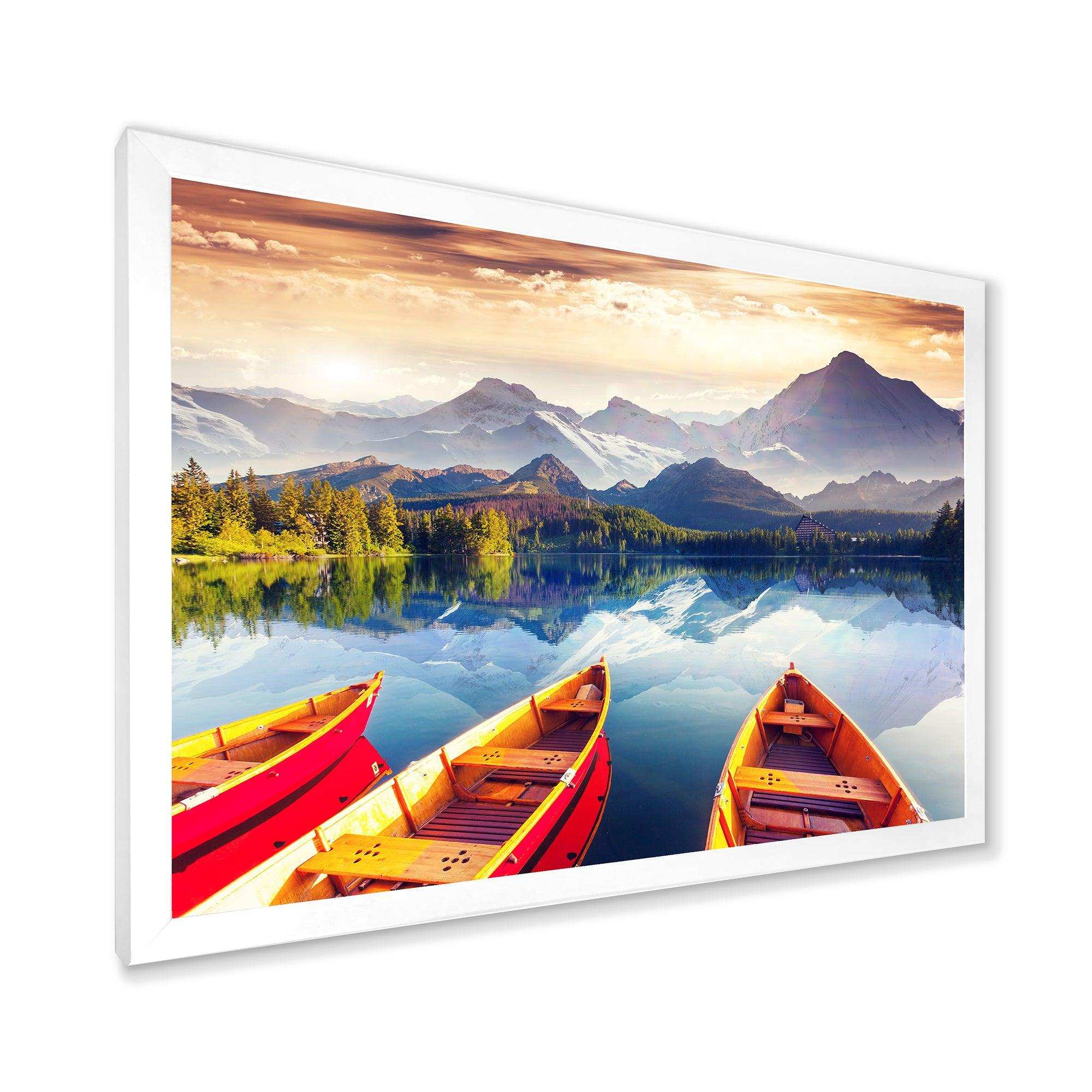 Boats Heading to Lake