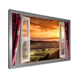 Open Window to Rural Landscape
