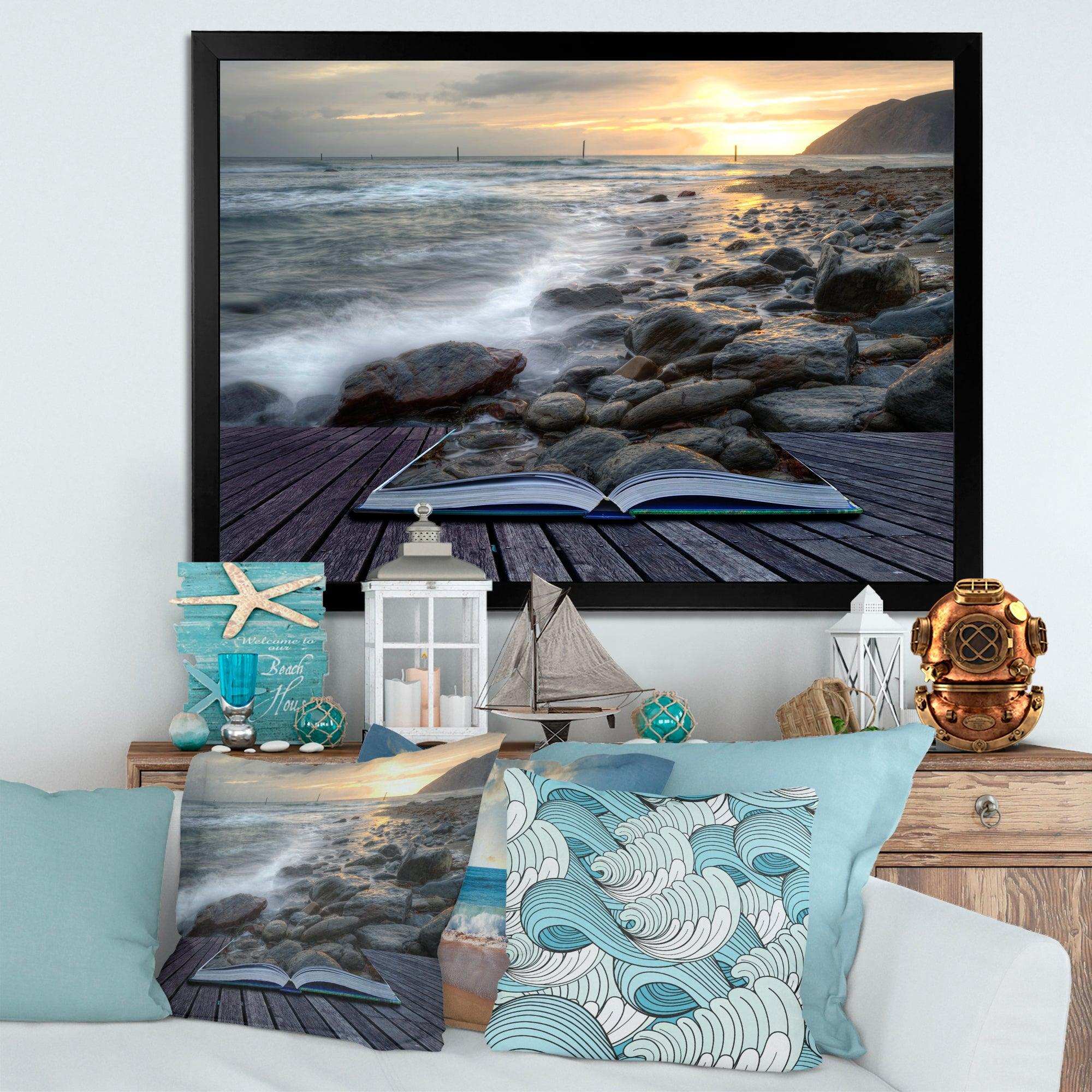 Open Book to the Evening Sea