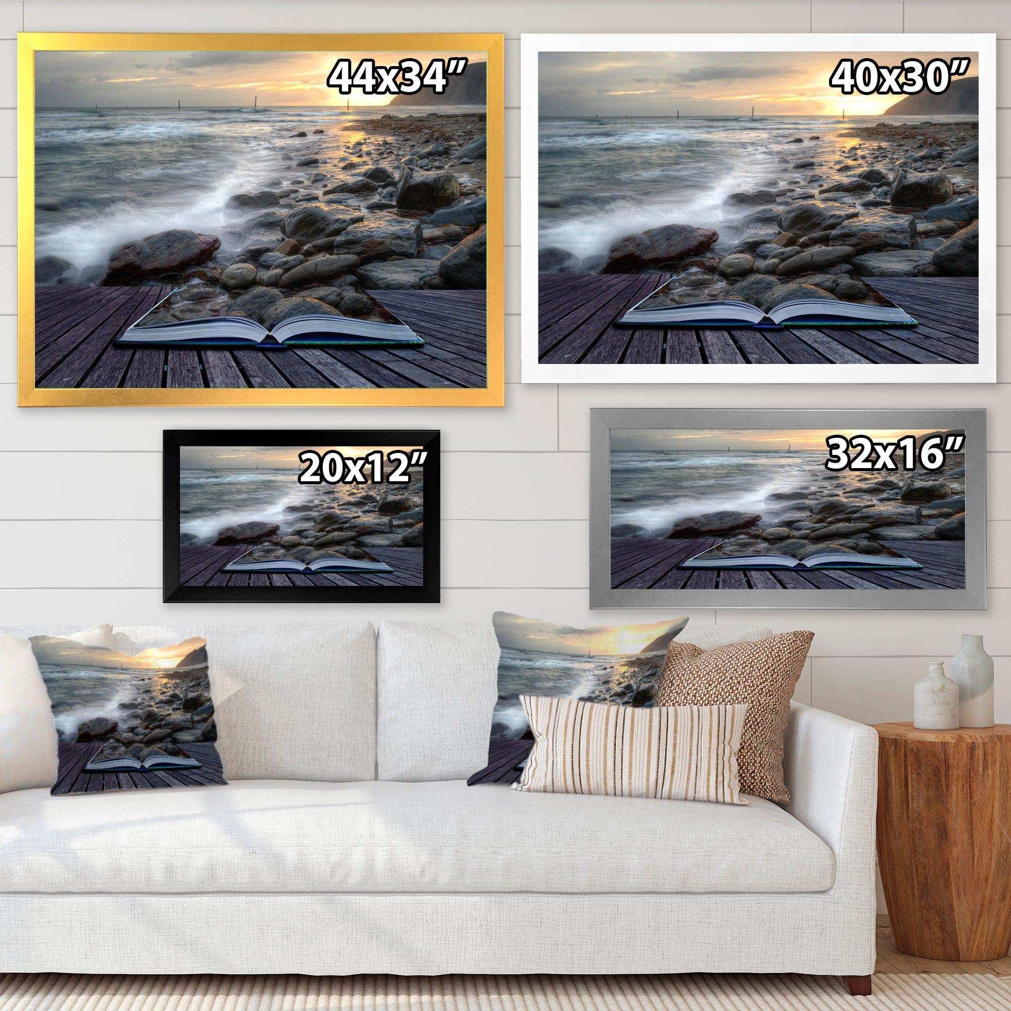 Open Book to the Evening Sea