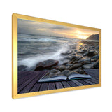 Open Book to the Evening Sea