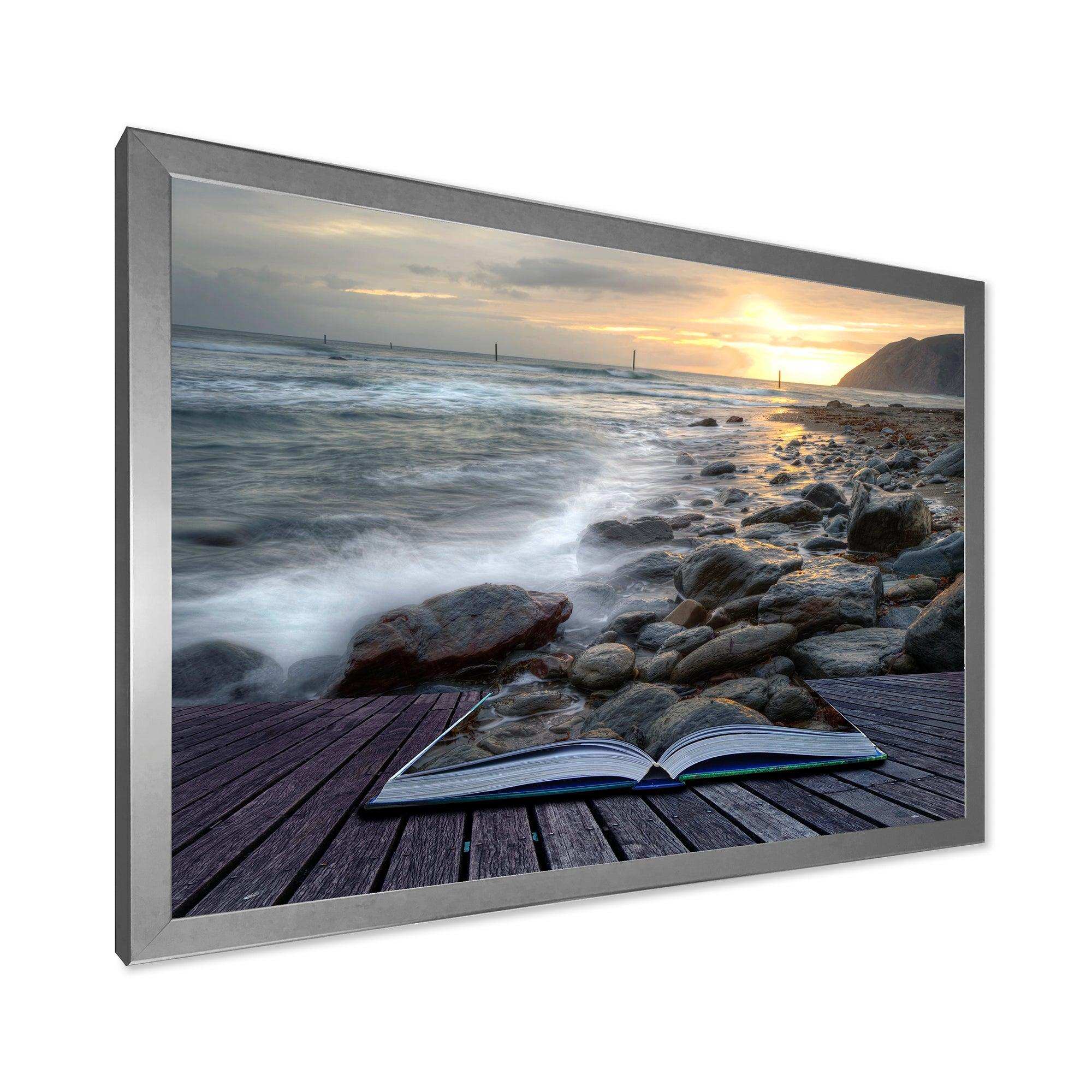 Open Book to the Evening Sea