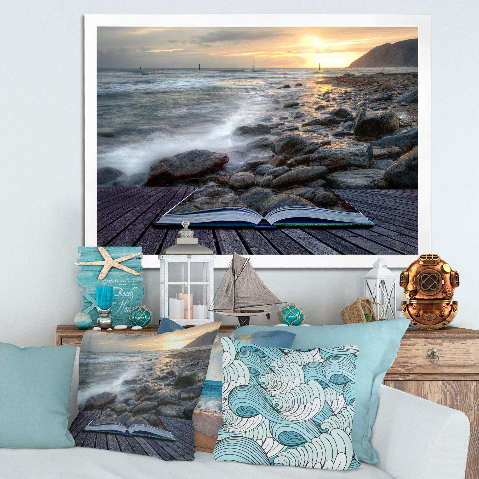 Open Book to the Evening Sea