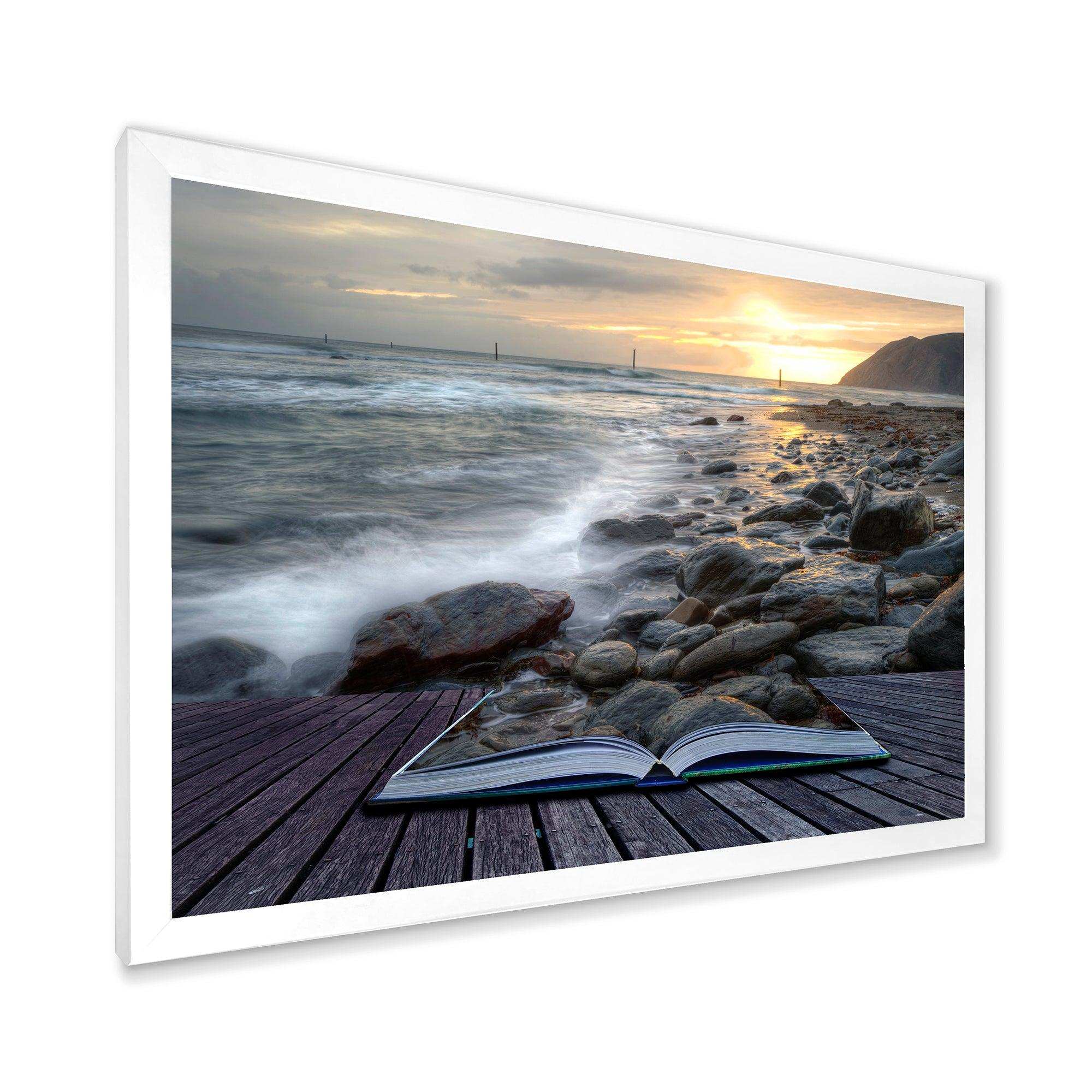 Open Book to the Evening Sea