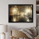 Night Alley with Lights