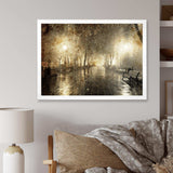 Night Alley with Lights