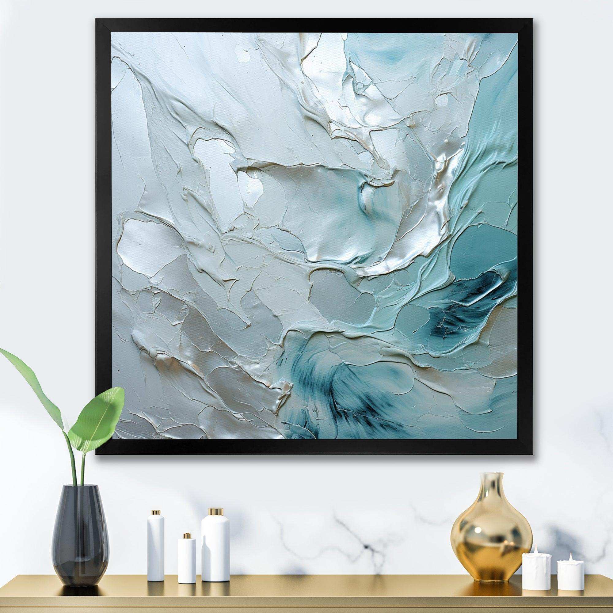 Silver Shimmer - Landscapes Canvas Wall Art