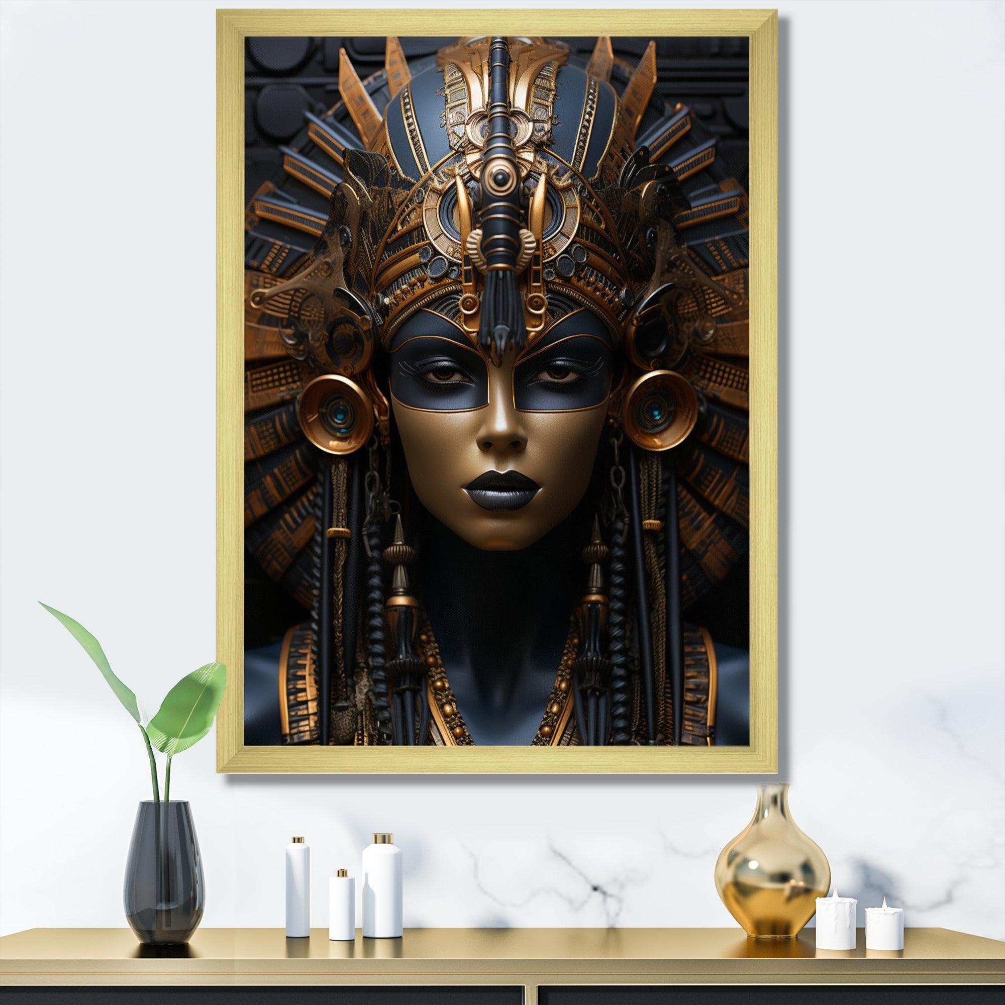 Egypt God Portrait - Landscapes Canvas Wall Art