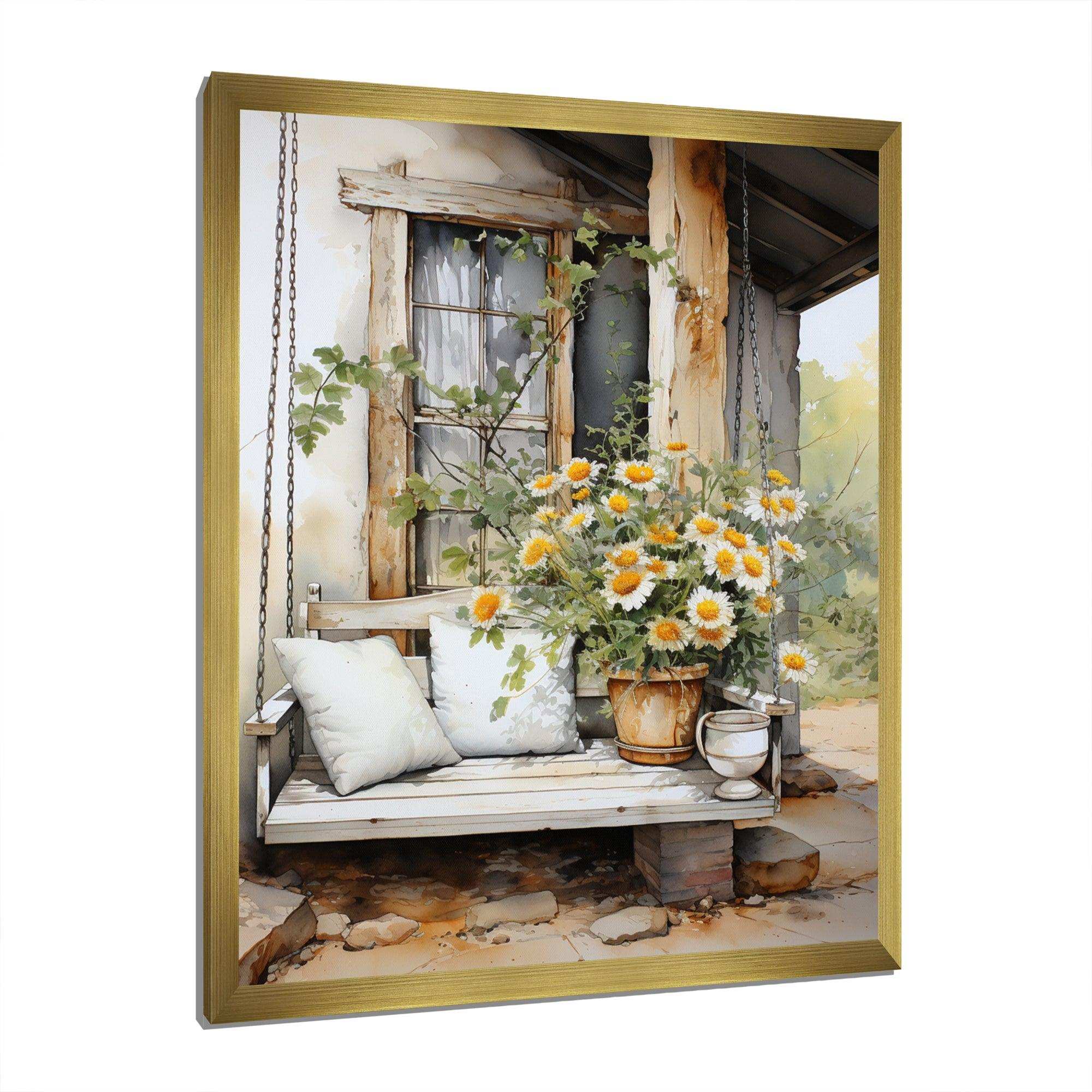 Farmhouse Gentle Breeze III - Landscapes Canvas Wall Art