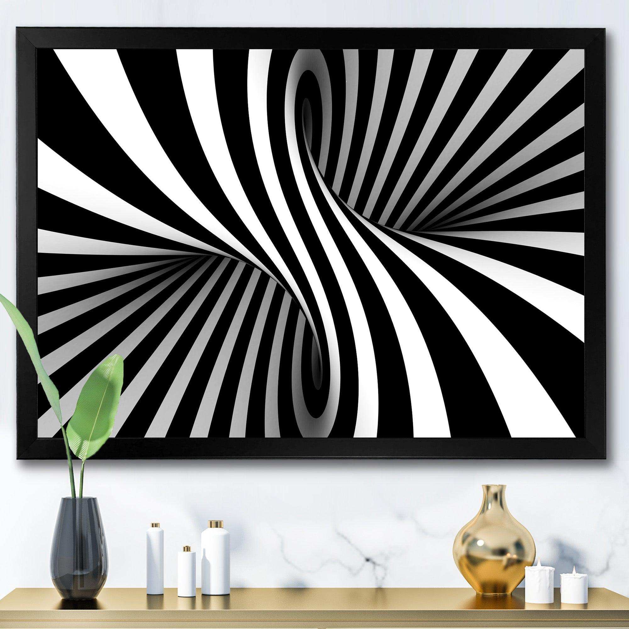 Black and White Spiral