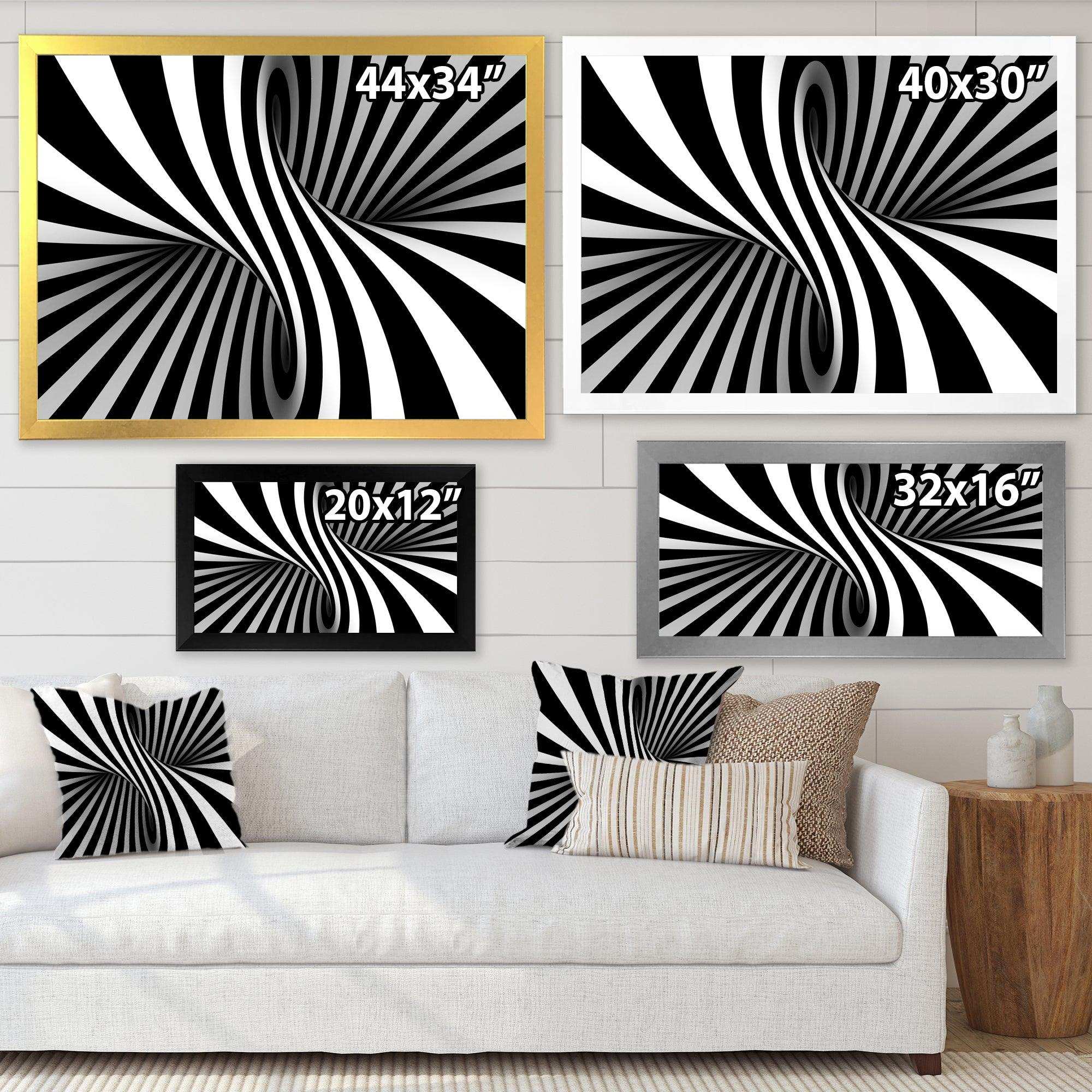 Black and White Spiral