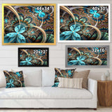 Light Blue Fractal Flower