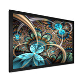 Light Blue Fractal Flower