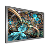 Light Blue Fractal Flower