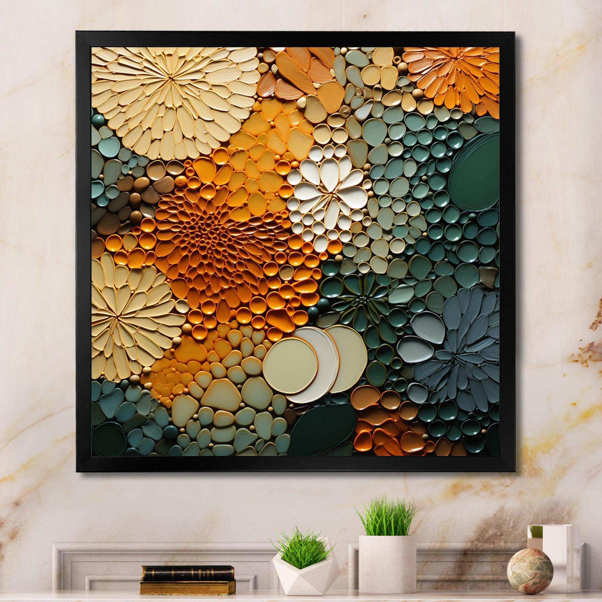 Hardedge Art Earthy Euphony VI - Abstract Canvas Wall Art