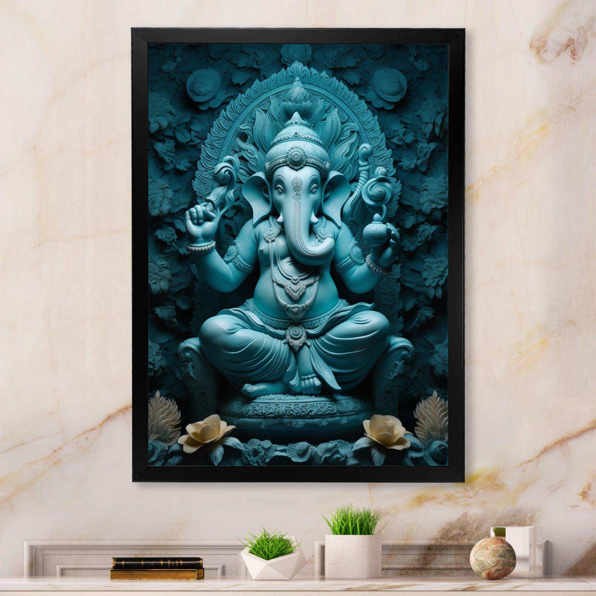 Hinduisim Art Divine Wisdom - Spiritual Canvas Wall Art