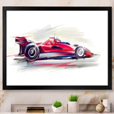 Red Formula One Car
