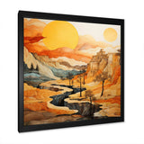 Bold Landscape Canyon Desert VI - Landscapes Canvas Wall Art