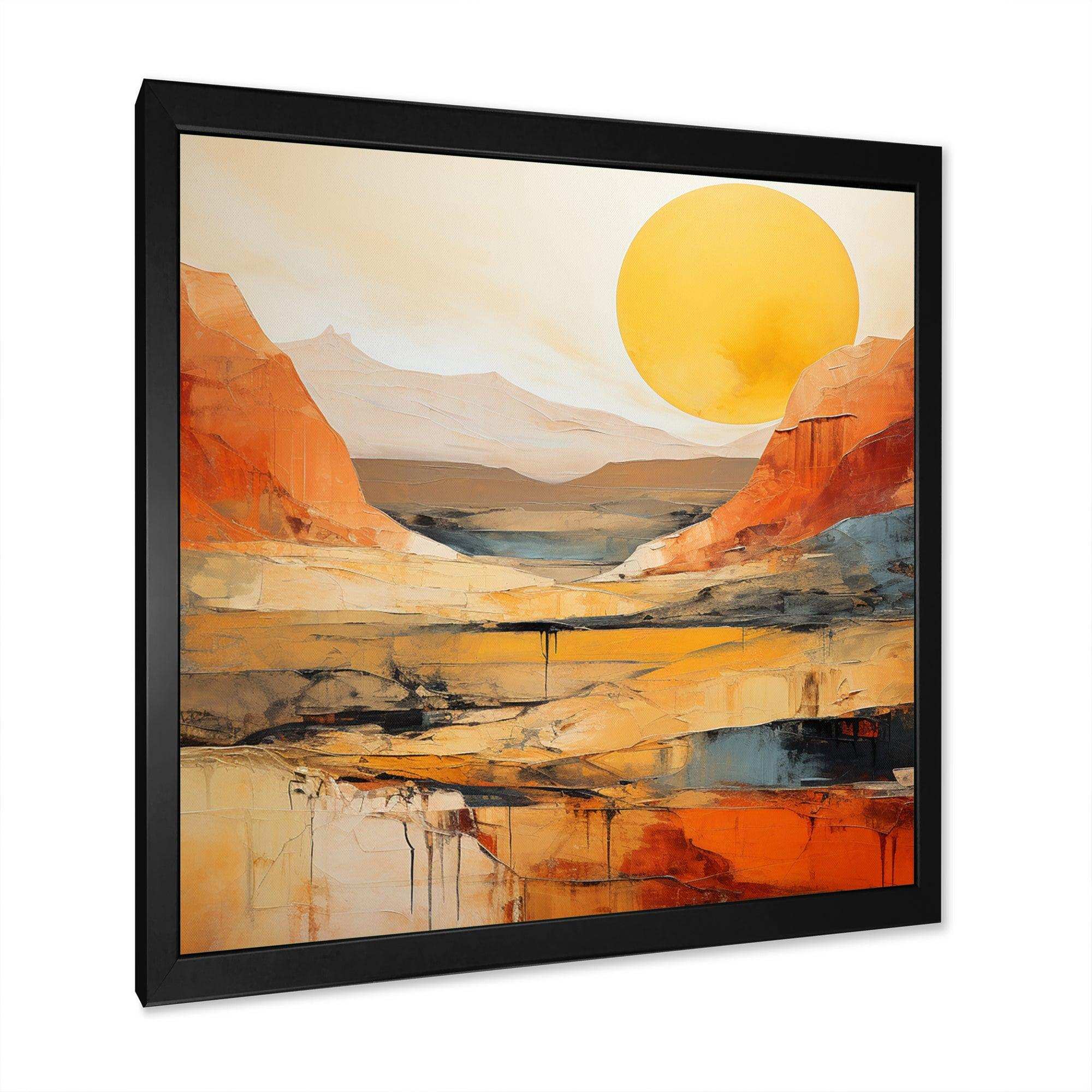 Bold Landscape Canyon Desert VII - Landscapes Canvas Wall Art