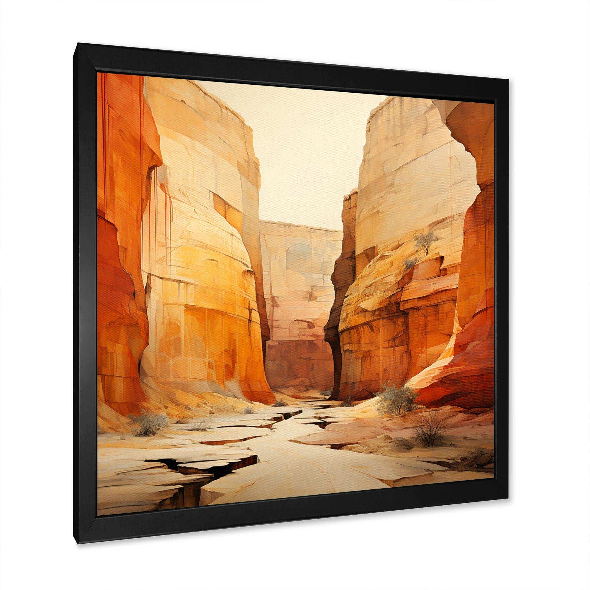Bold Landscape Canyon Desert V - Landscapes Canvas Wall Art