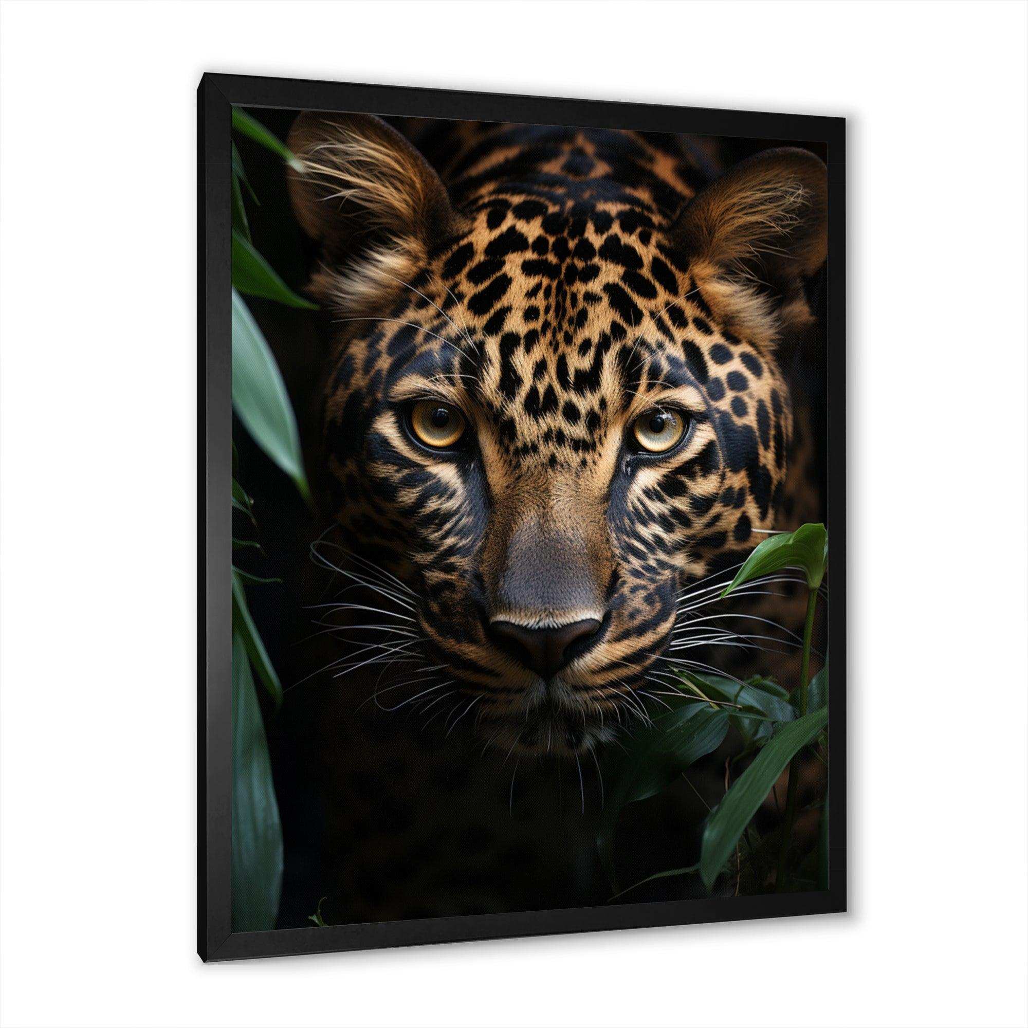 Leopard Silent Stalk I - Animals Canvas Wall Art
