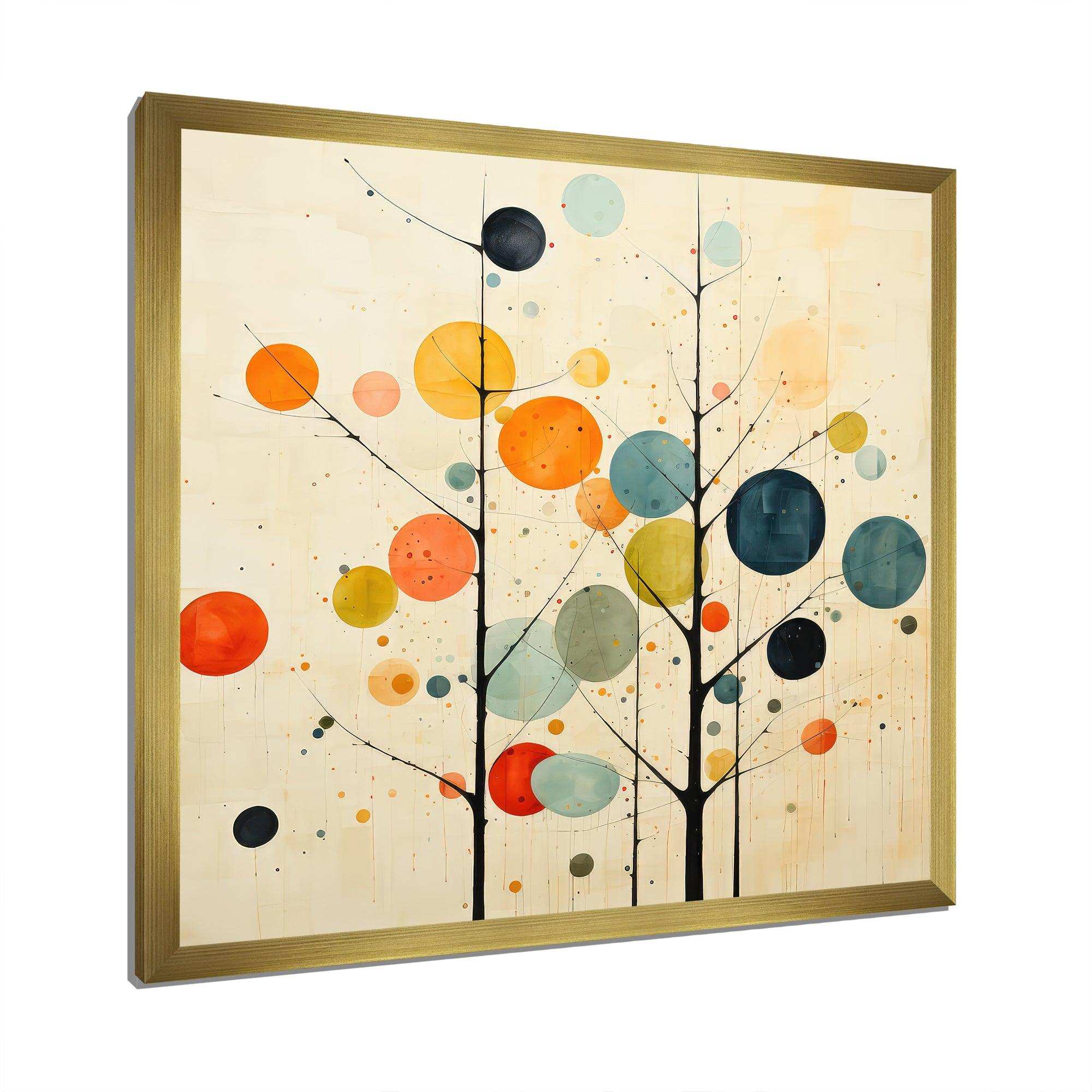 Beige Mid Century Minimalist Masterpiece - Abstract Canvas Wall Art