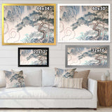 Chinese Blue Tree Art