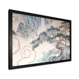 Chinese Blue Tree Art
