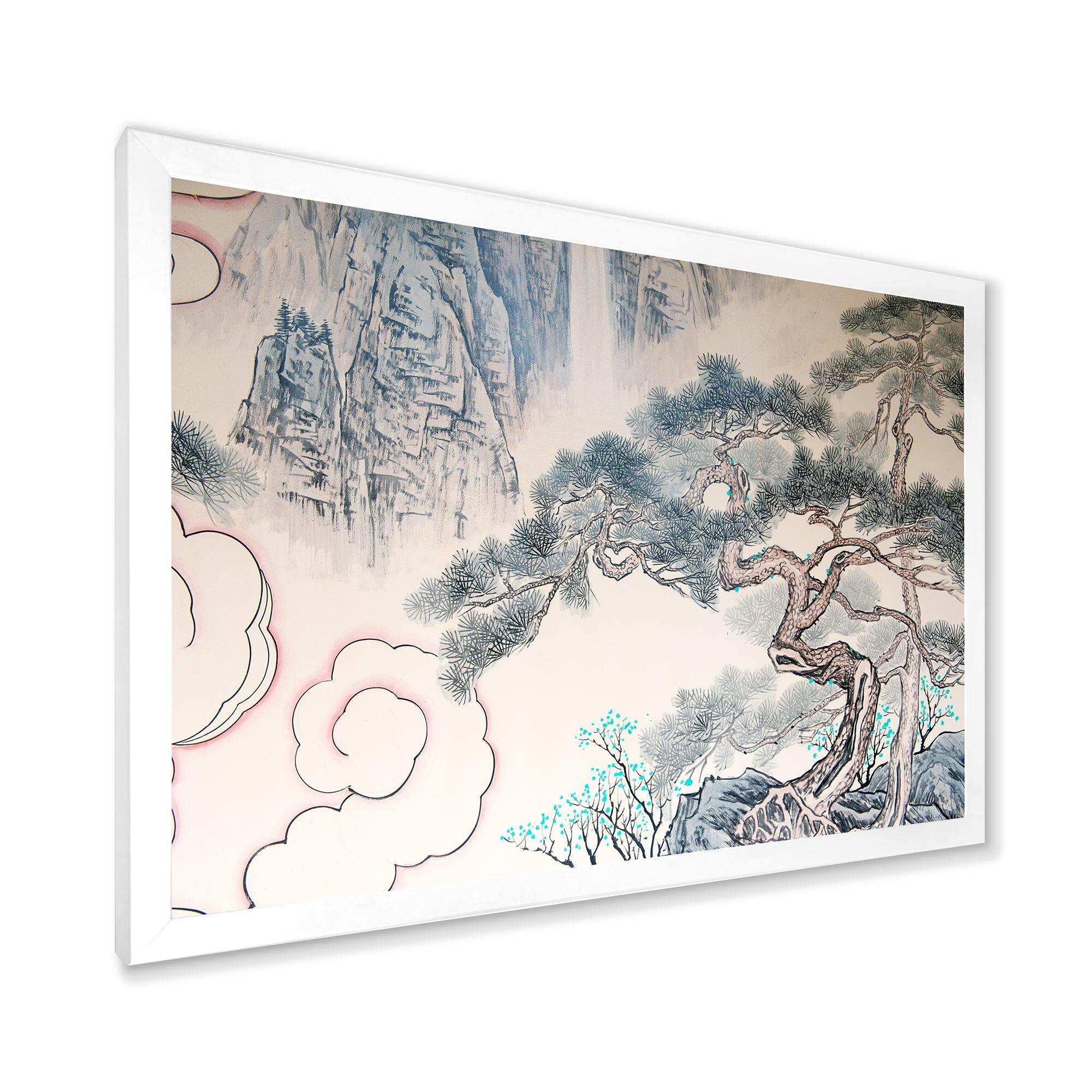Chinese Blue Tree Art