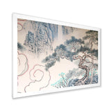 Chinese Blue Tree Art