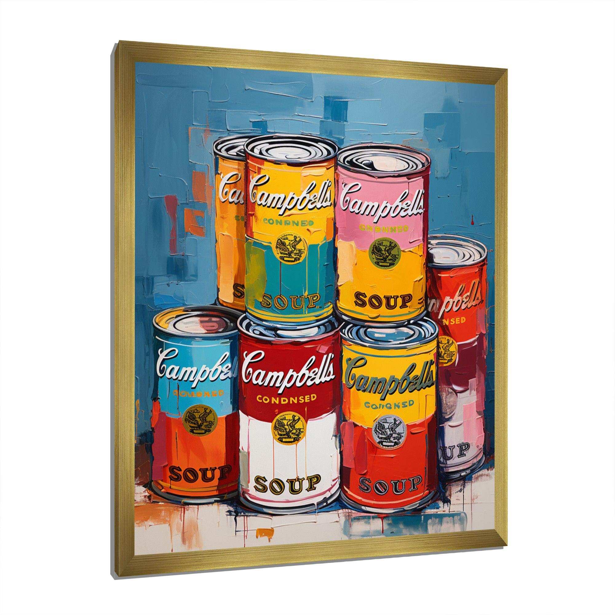 Pop Art Campbells Soup I - Fashion Canvas Wall Art