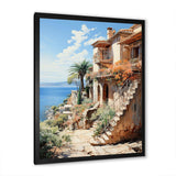 Spain Mediterranean Serenity In Mallorcain - Landscapes Canvas Wall Art