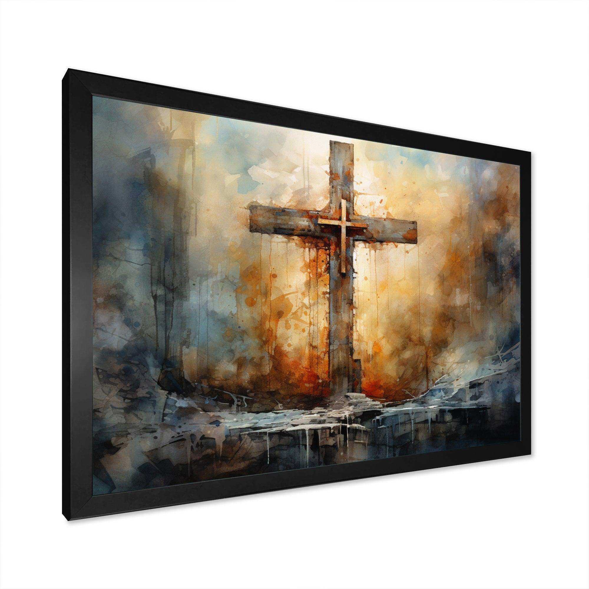 Cross A Powerful Symbol - Fantasy Canvas Wall Art