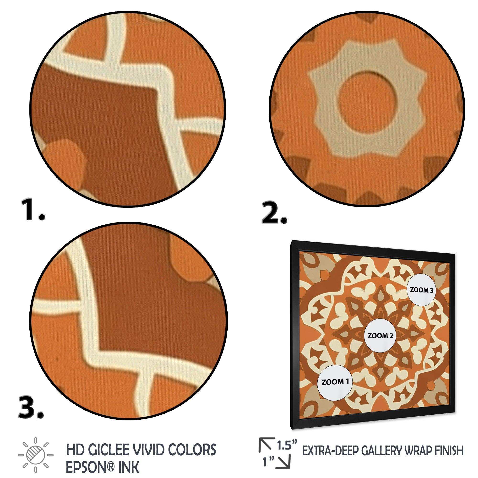 Moroccoan Tiles In Earth Tones III