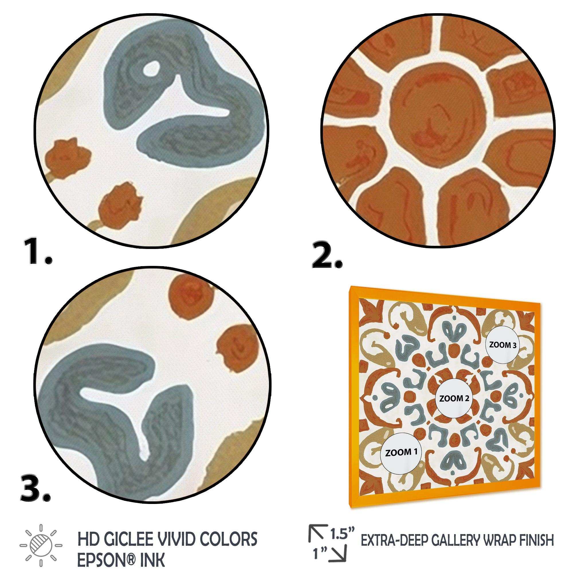 Moroccoan Tiles In Earth Tones V