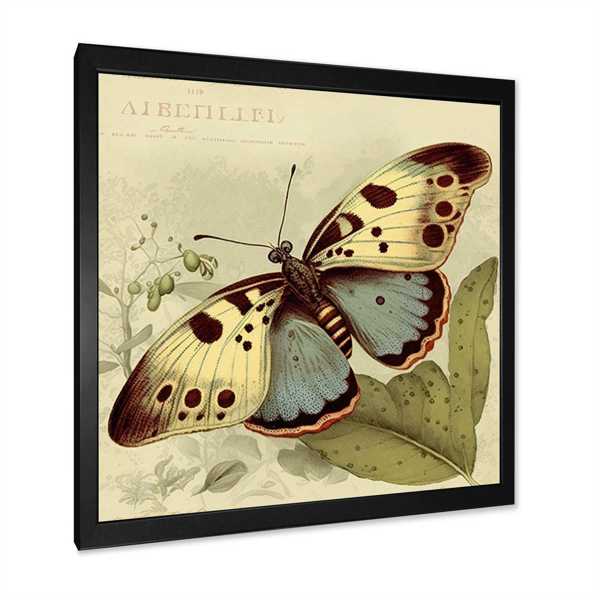 Vintage Illustration Of Butterfly III