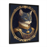 Portrait Of A Royal Blue Cat Prince I