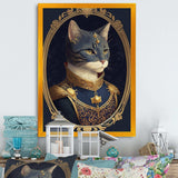 Portrait Of A Royal Blue Cat Prince I