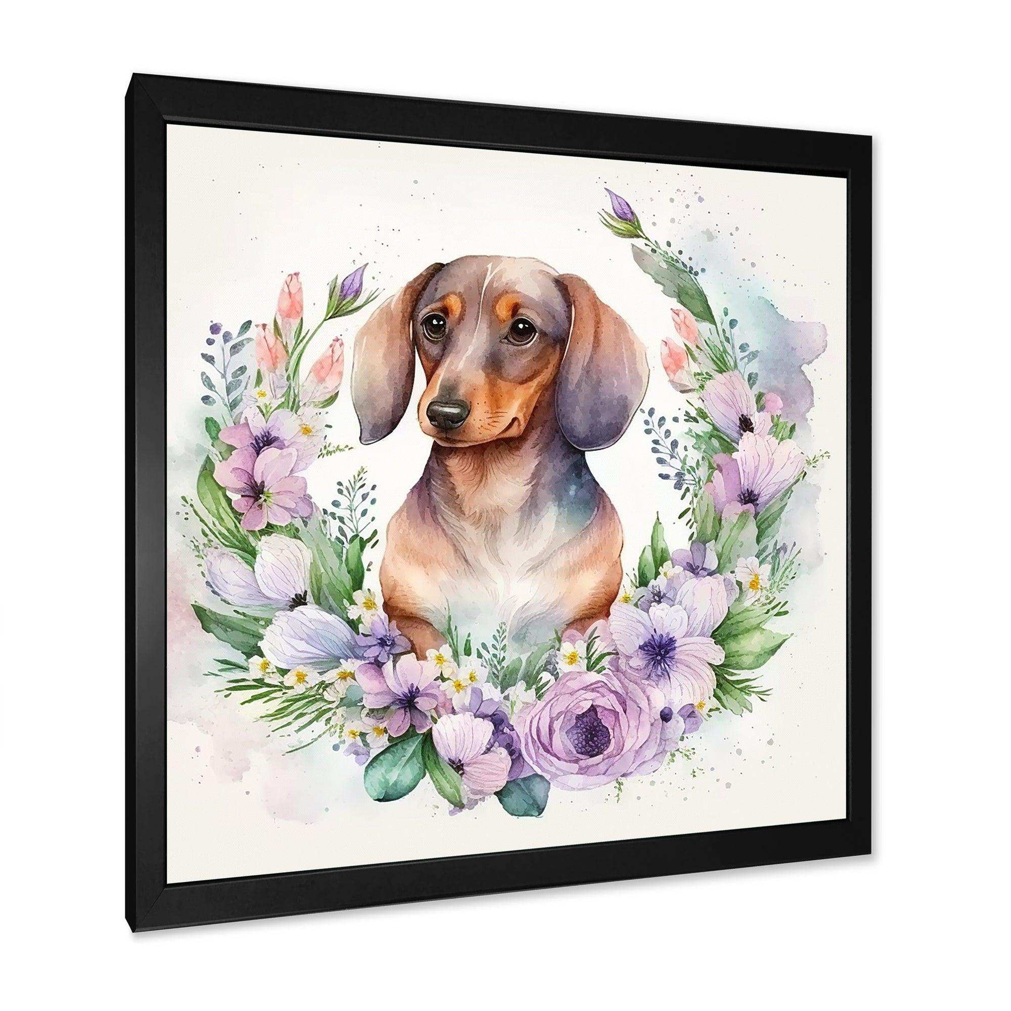 Monochrome Dachshund