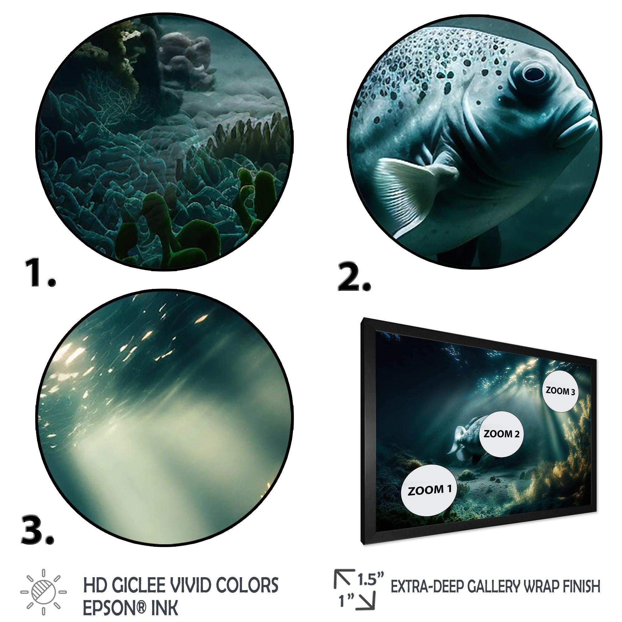 Deepsea Fish Catching The Sunlight