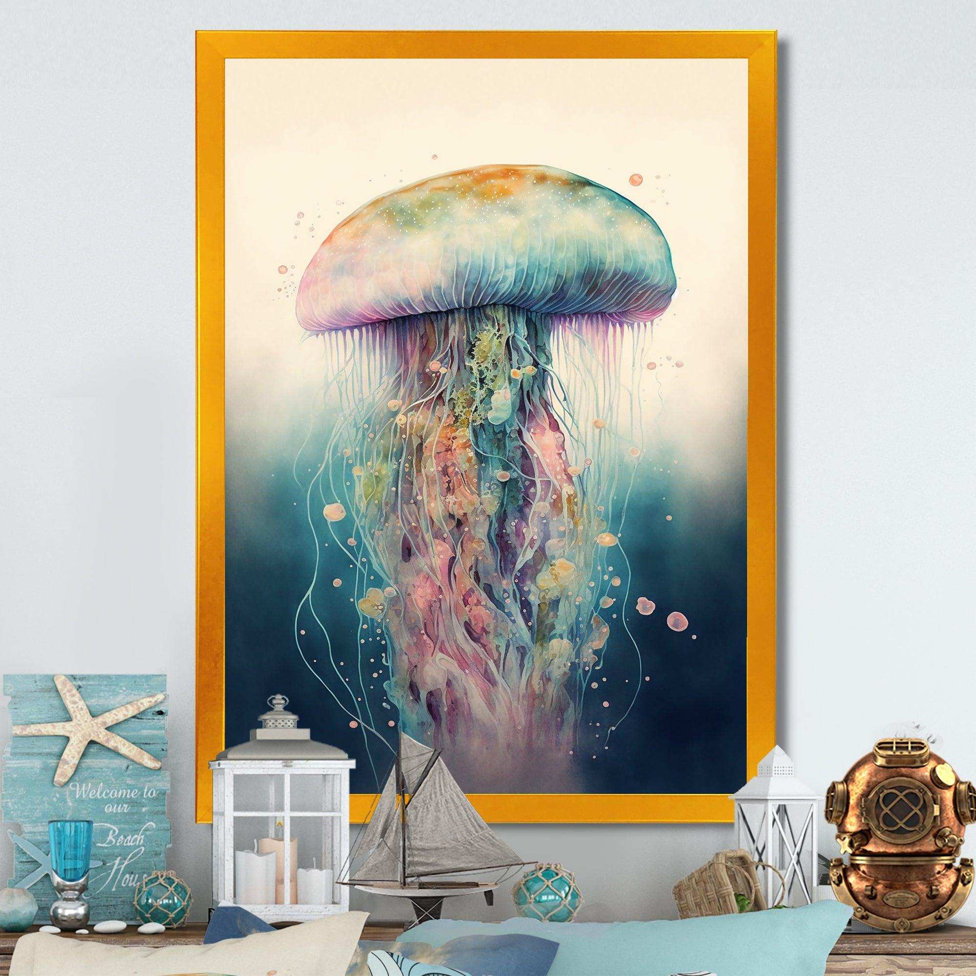 Colorful Deepsea Jellyfish I