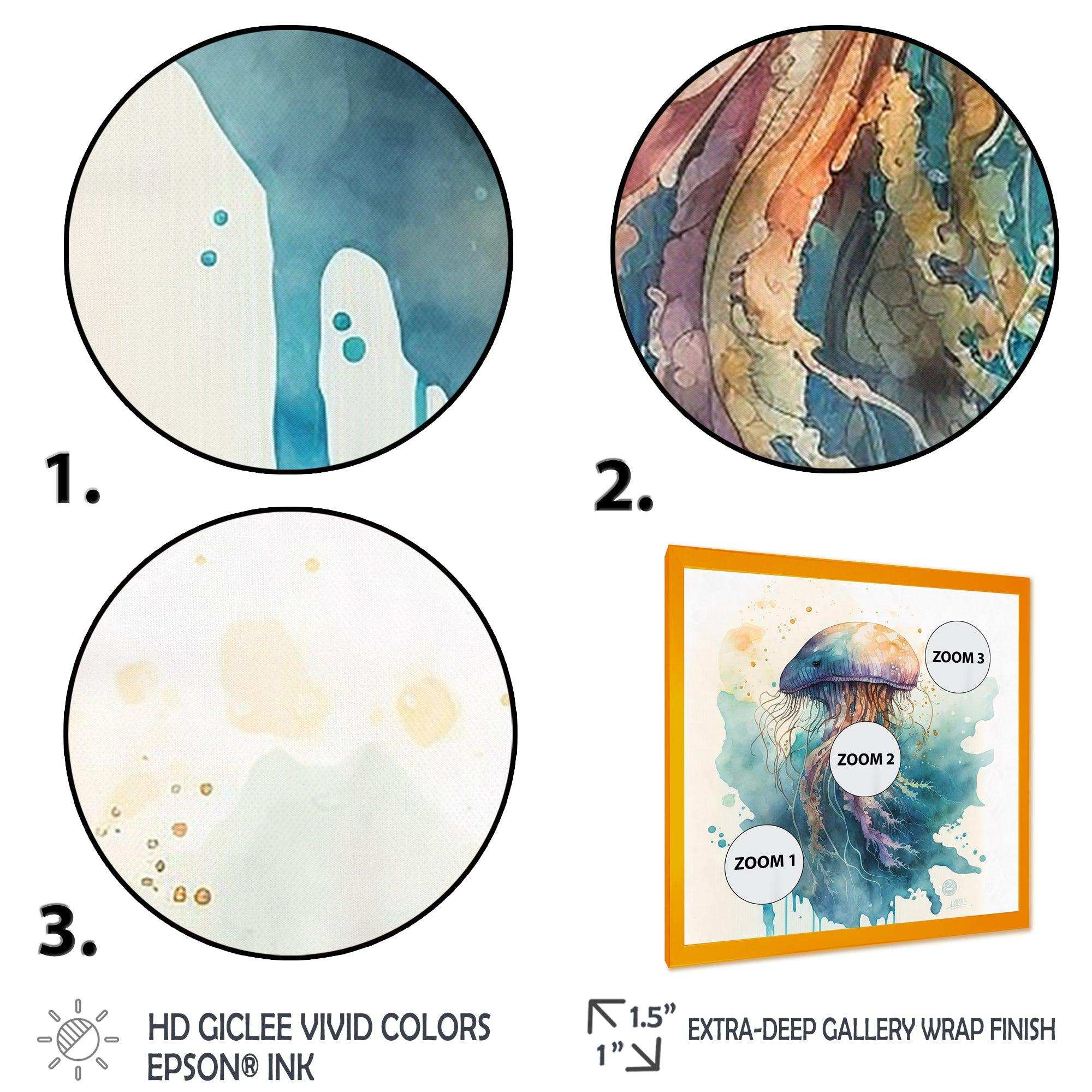 Colorful Deepsea Jellyfish III