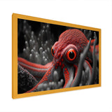 Red Octopus On The Ocean Floor III