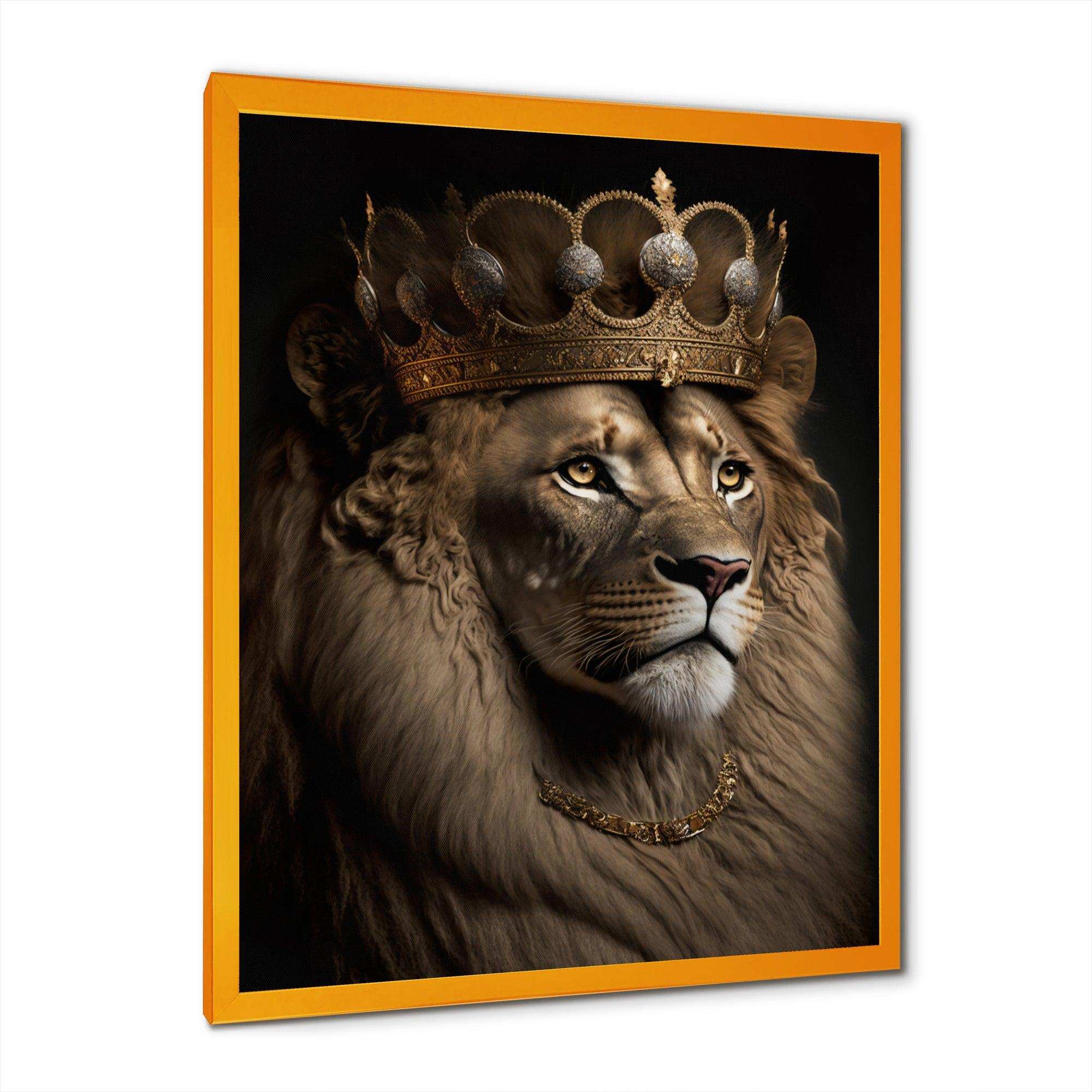 Portrait Of A Lion King II