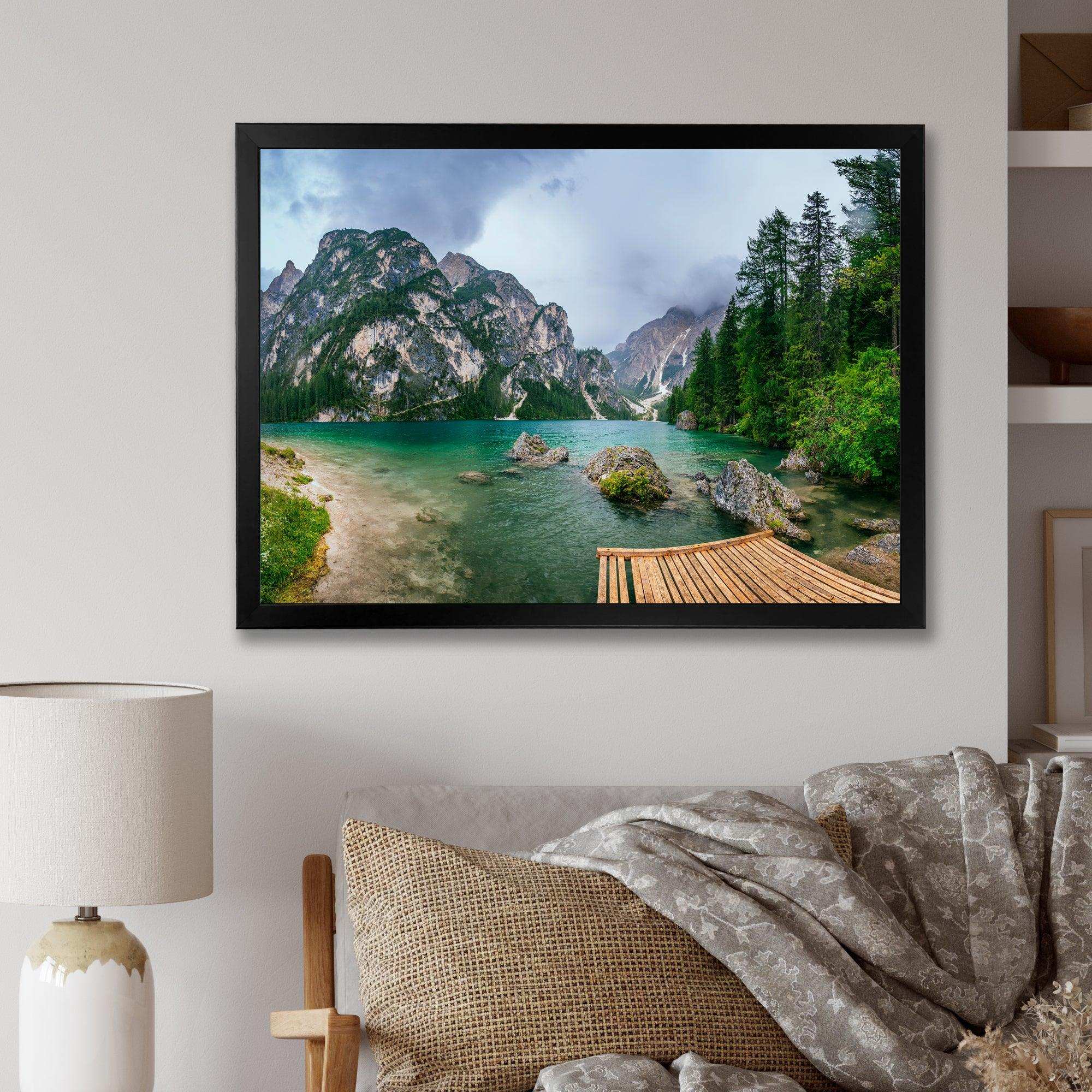 Lake Between Mountains