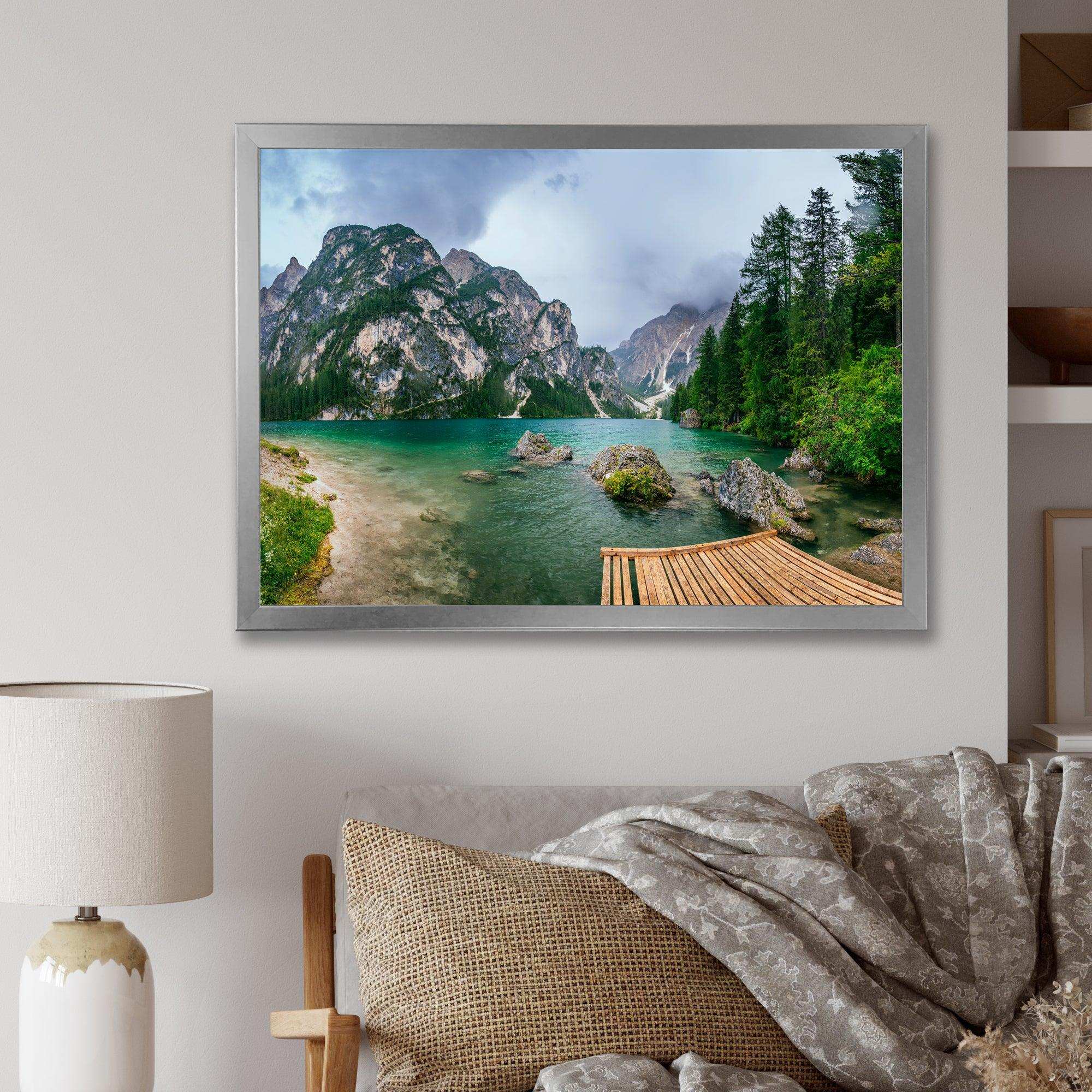 Lake Between Mountains