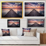 Colorful Sunset Over Lake